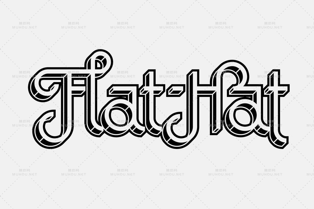 Jude Landry创意英文艺术文字设计作品