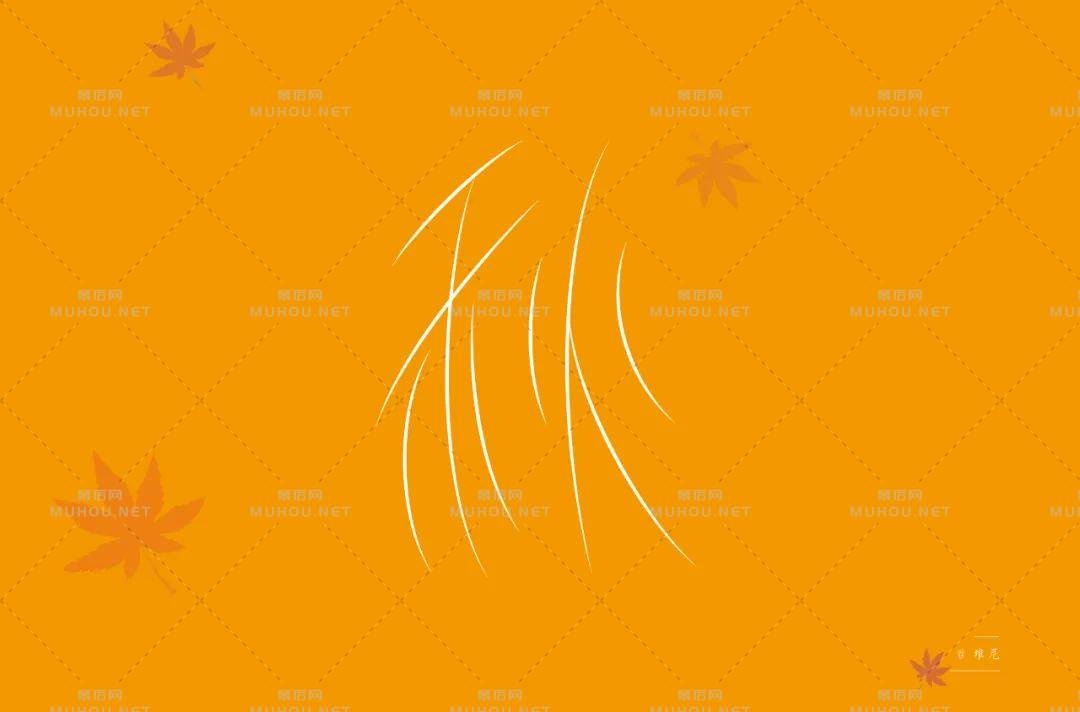一叶知秋！50款秋艺术文字设计作品