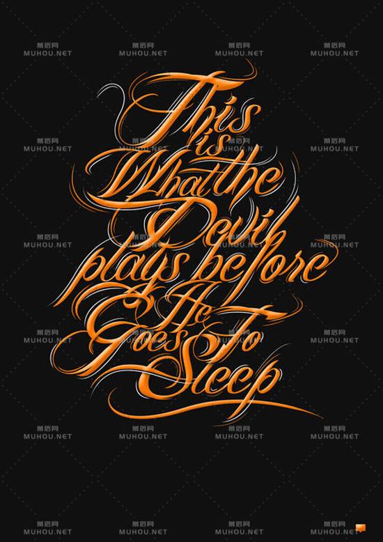 50个精美的英文艺术文字设计作品欣赏