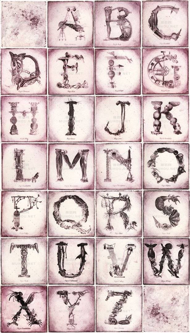 漂亮的英文艺术文字设计作品集锦