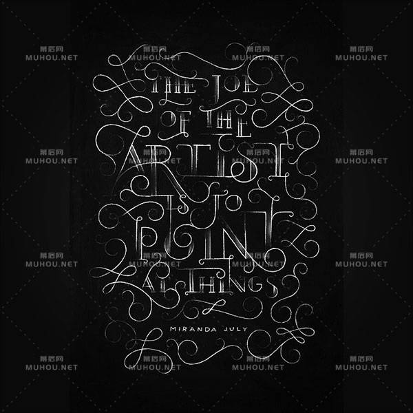 50个漂亮的英文艺术文字设计作品