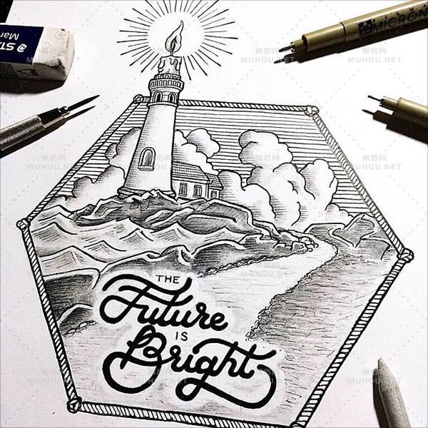 50个漂亮的英文艺术文字设计作品