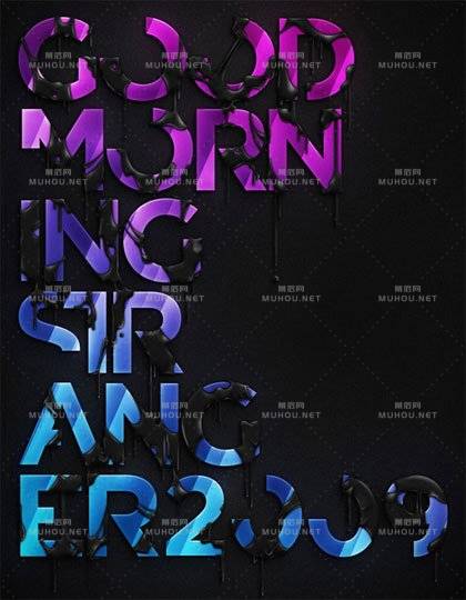 50款美妙英文艺术艺术文字设计作品