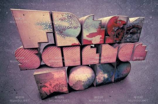 50个国外炫丽的艺术文字设计作品欣赏