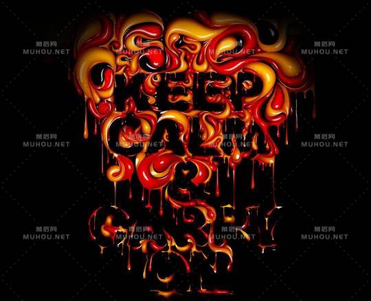 50个国外炫丽的艺术文字设计作品欣赏