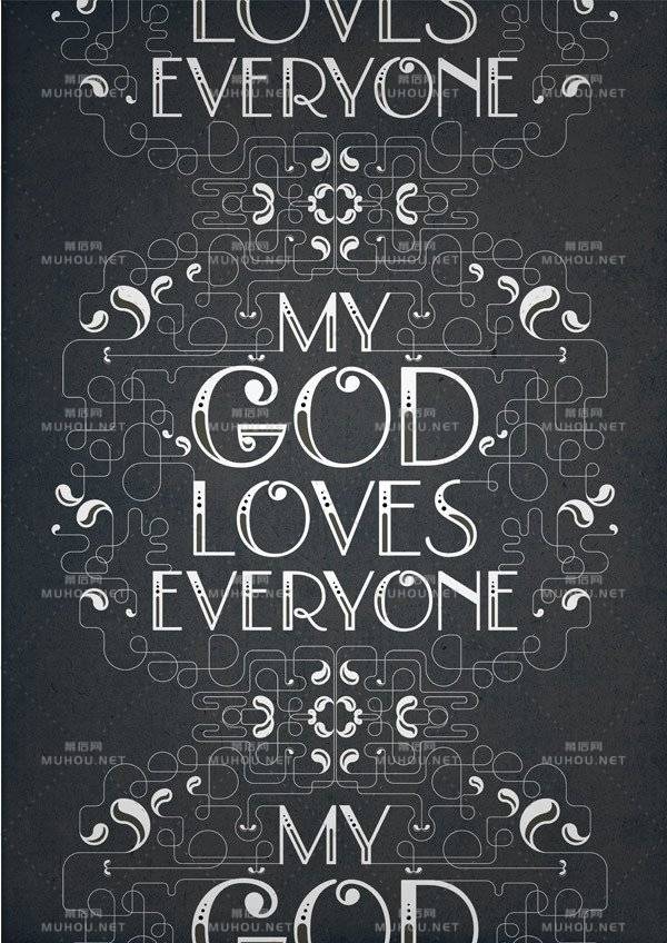 英格兰Steven Bonner艺术文字设计作品