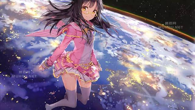 那些甜美的女孩子插画啊