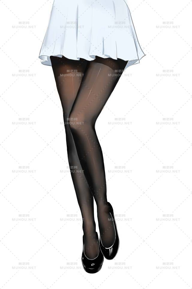 可爱又迷人的丝袜少女插画专辑