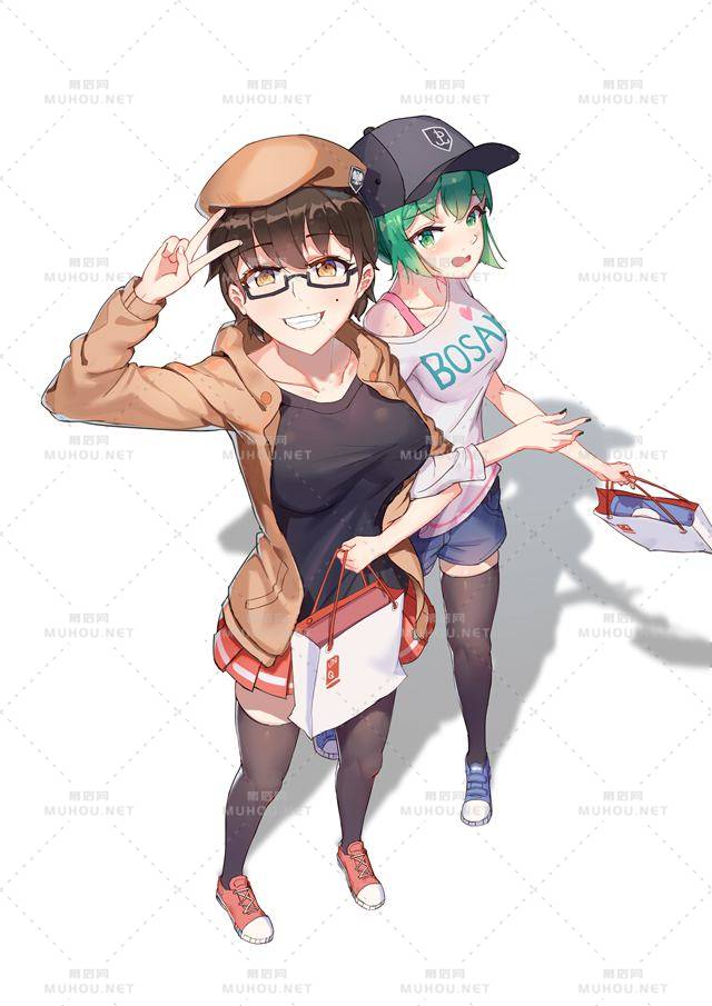 可爱又迷人的丝袜少女插画专辑