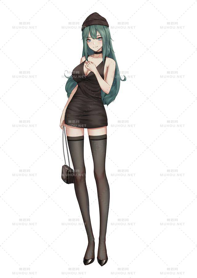 可爱又迷人的丝袜少女插画专辑