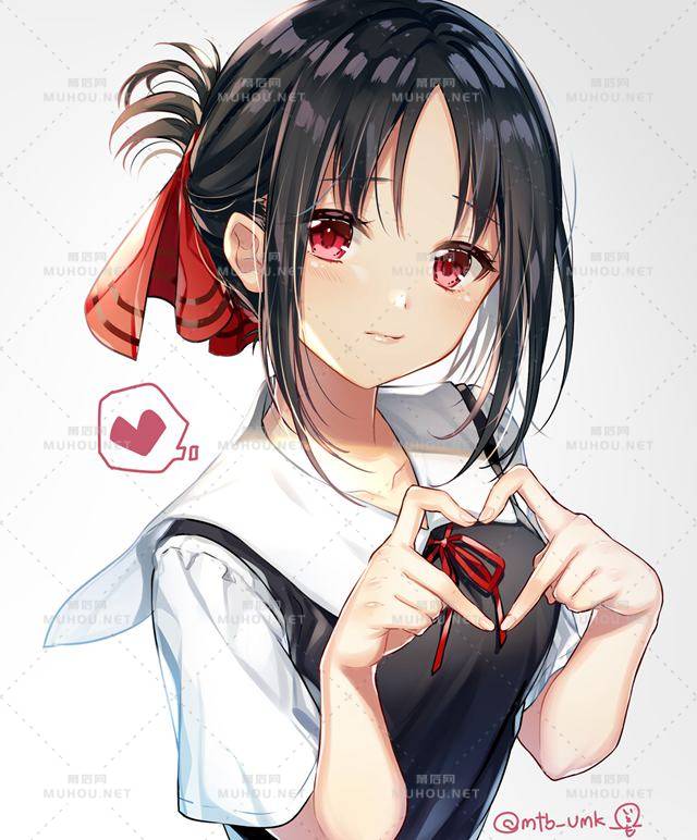 眼睛超清澈迷人的日系风女孩插画