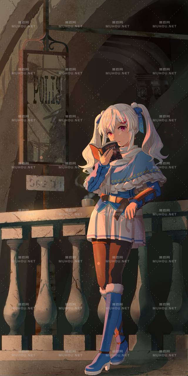 画质巨清晰的二次元女孩插画壁纸