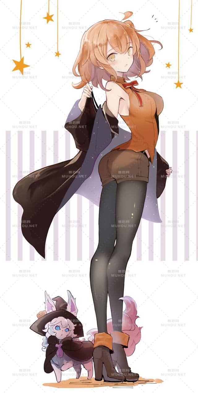 画质巨清晰的二次元女孩插画壁纸