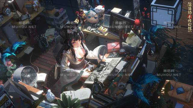 画质超棒的二次元妹子电脑壁纸