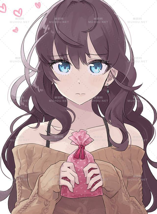 勇敢露出美丽肩膀的女孩插画专辑