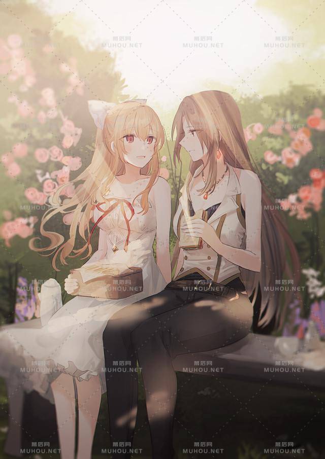 目光有点呆滞的pixiv少女插画