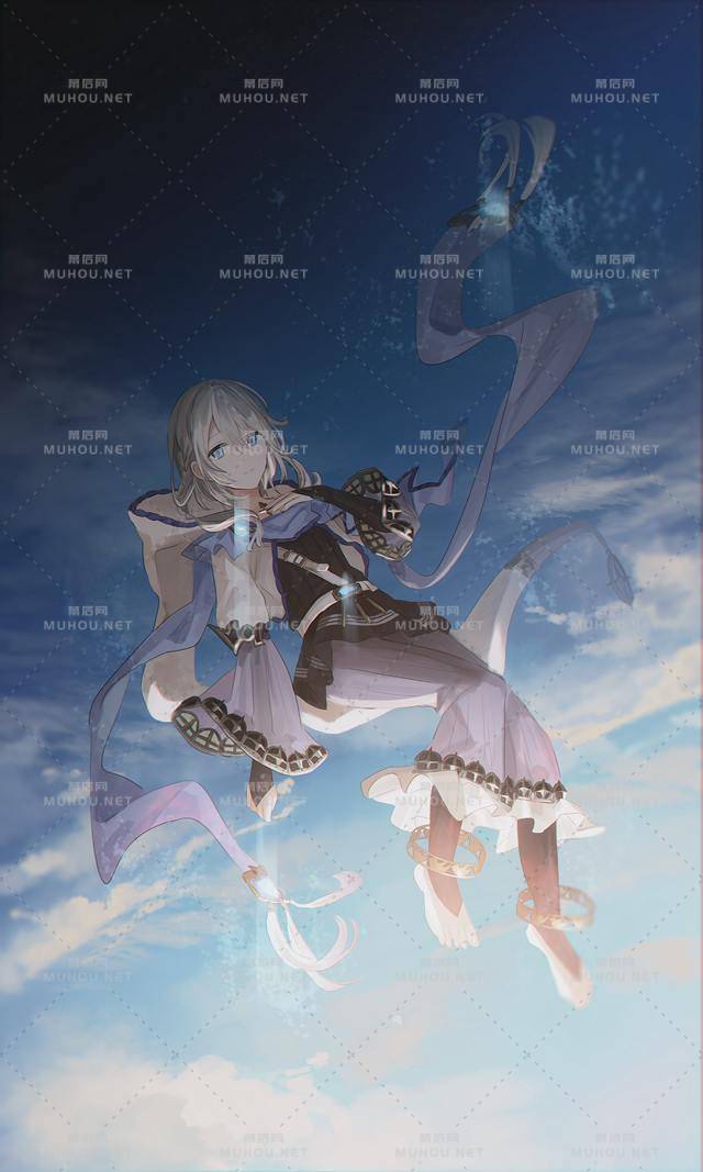 目光有点呆滞的pixiv少女插画