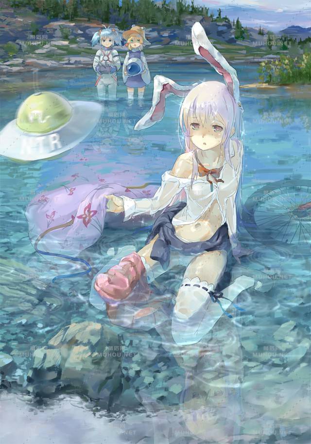 好看的河边风景插画专辑