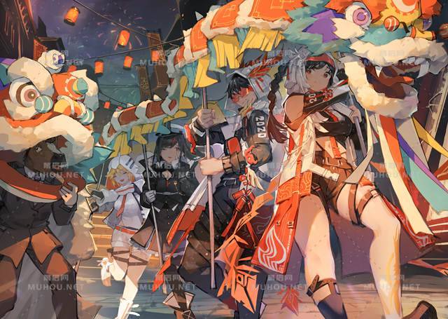 热闹又开心的派对活动插画