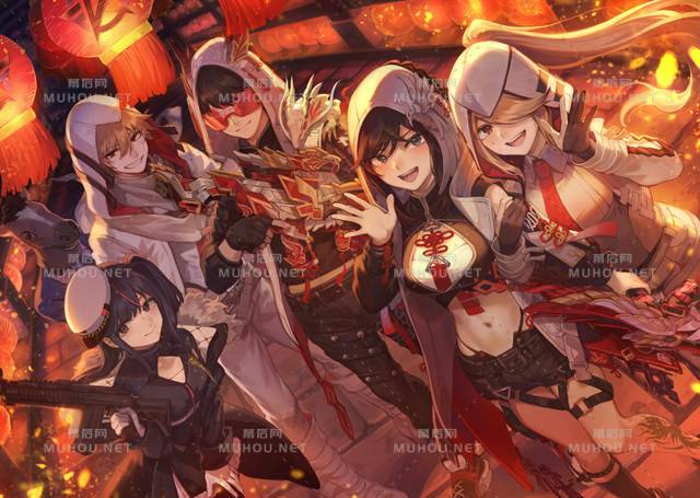 热闹又开心的派对活动插画