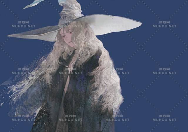 会魔法的小魔女少女插画又来了