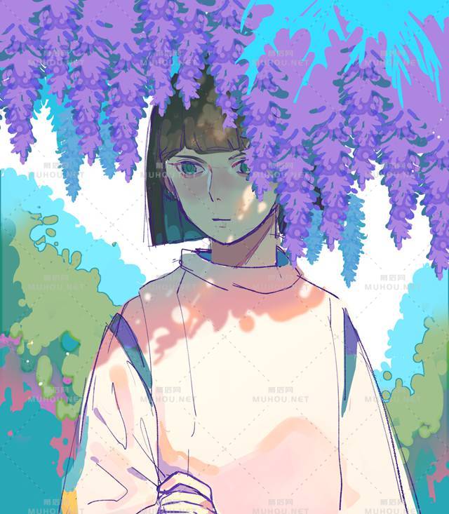 《千与千寻》白龙唯美同人插画