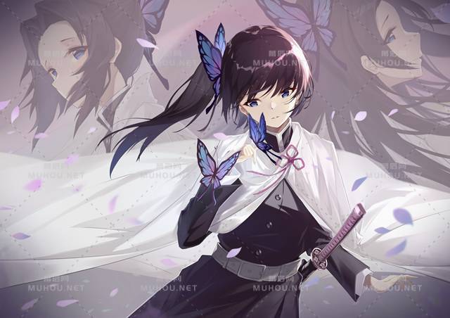 超美的栗花落香奈乎同人插画