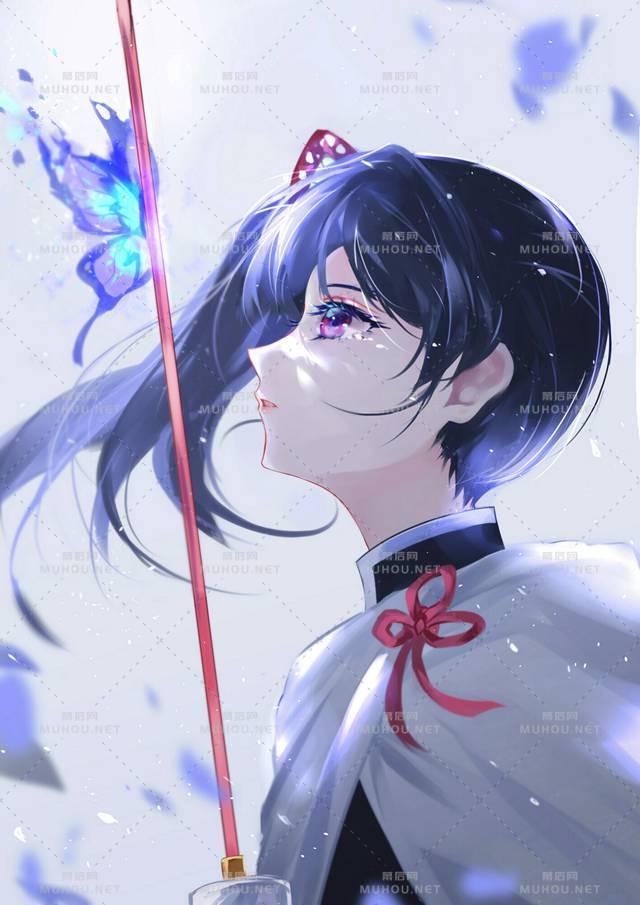 超美的栗花落香奈乎同人插画