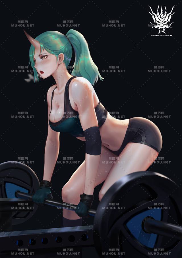 性感的明日方舟女孩同人插画