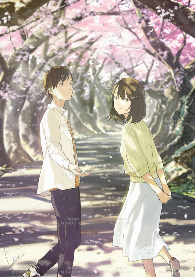 甜蜜的情侣人物插画精选