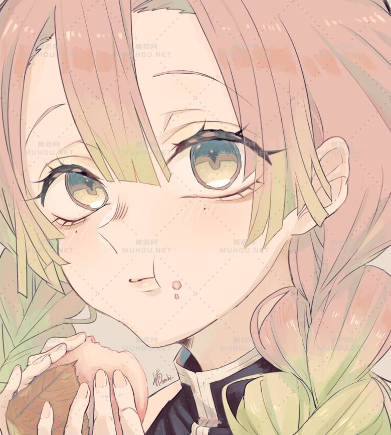 超唯美的甘露寺蜜璃同人插画