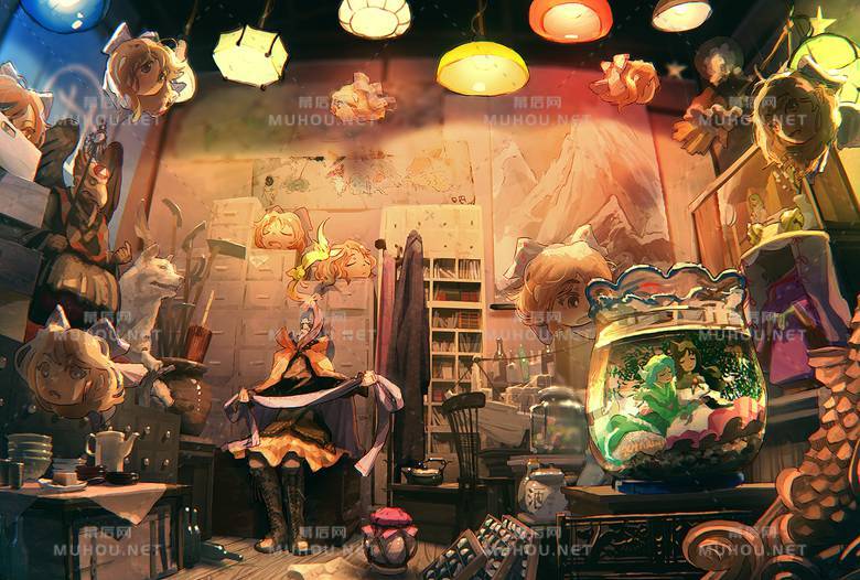 东方project若鹭姬同人插画精选