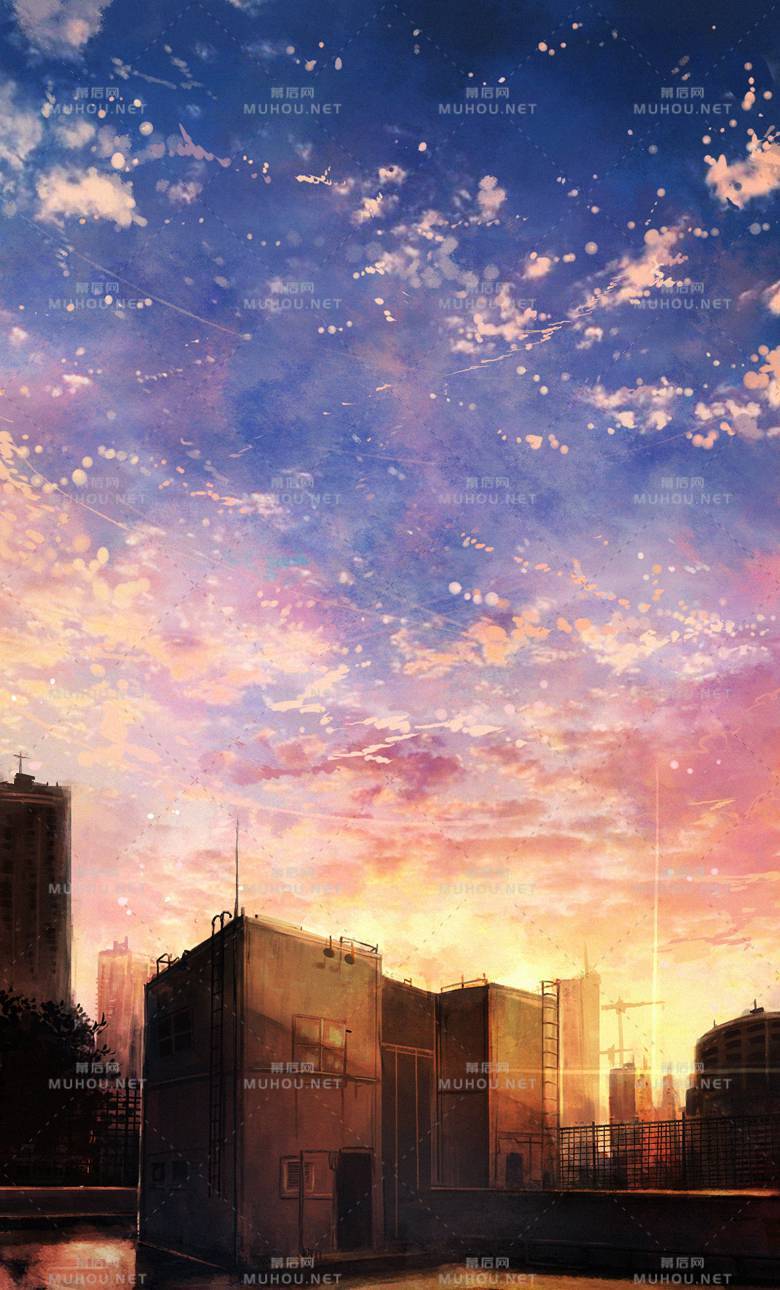 这么好看的云彩啊