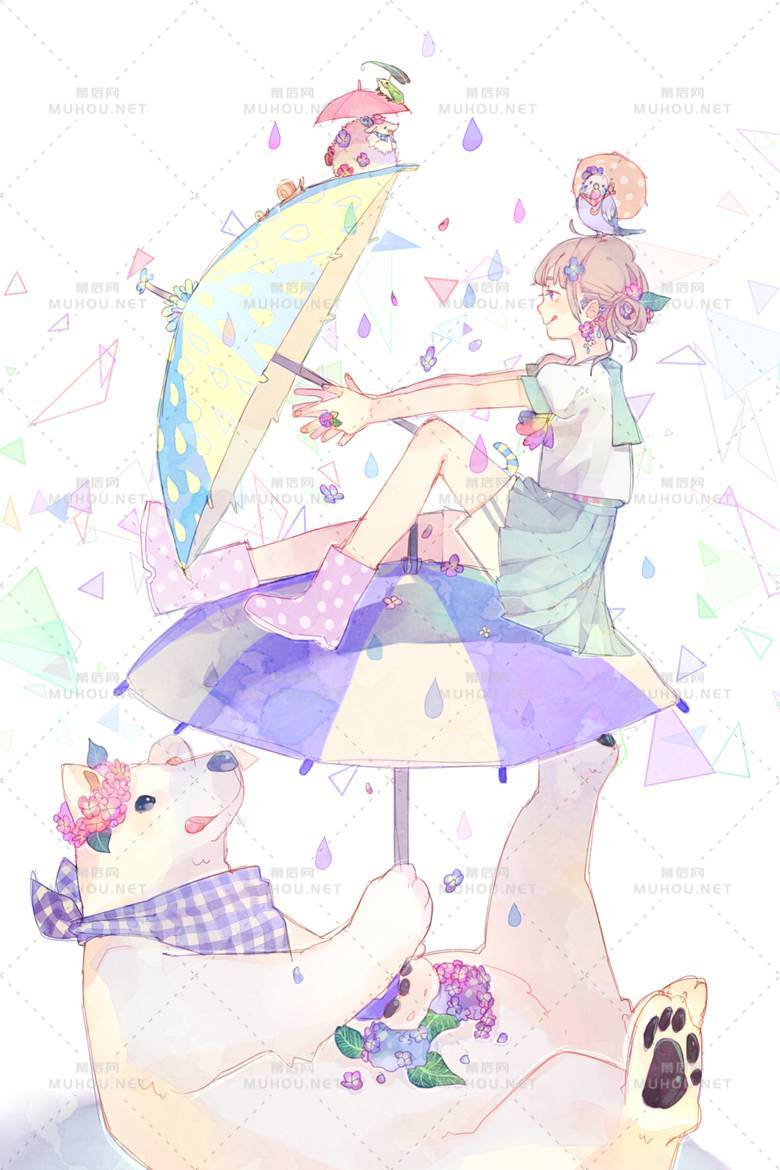 穿日式制服的可爱少女们插画作品插图3