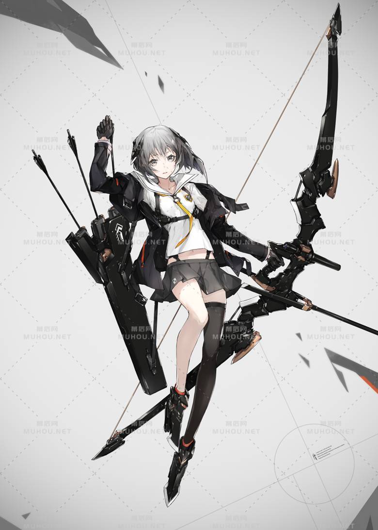 穿日式制服的可爱少女们插画作品插图5