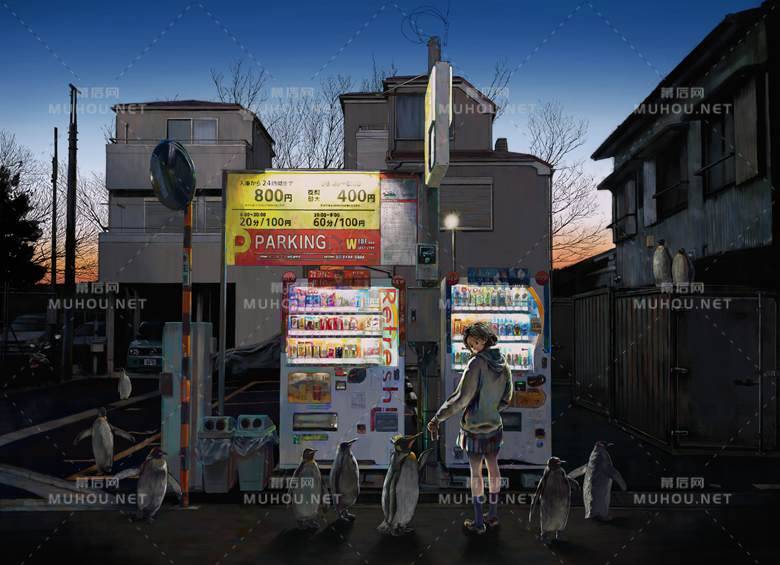 诱人的自动贩卖机插画作品插图5