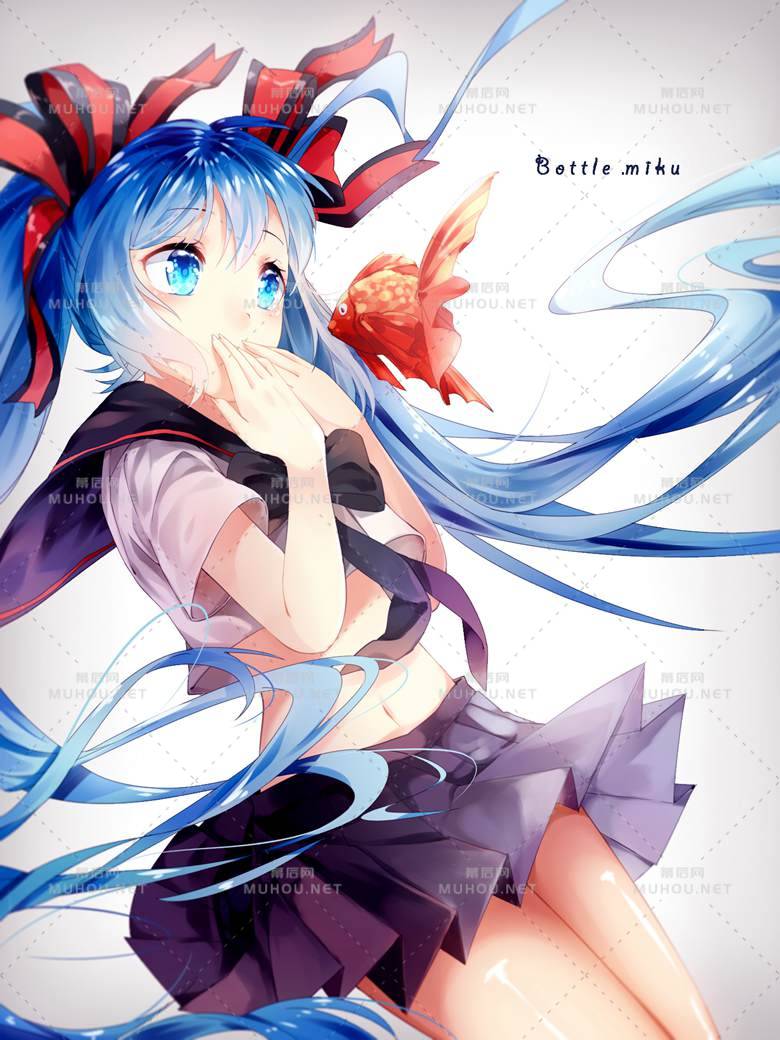 很可爱的GODFISH插画哇，是金鱼诶插图2