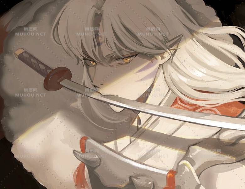 你好，《犬夜叉》插画作品插图4