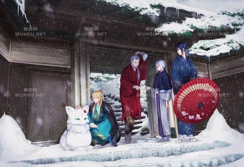 我超爱的冬日雪景插画作品插图4