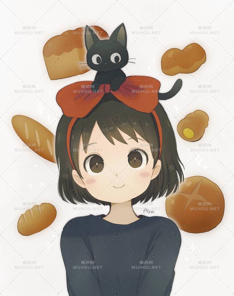 可爱的魔女宅急便同人插画作品插图1