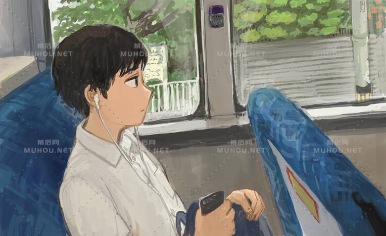 公交车里的小画面场景