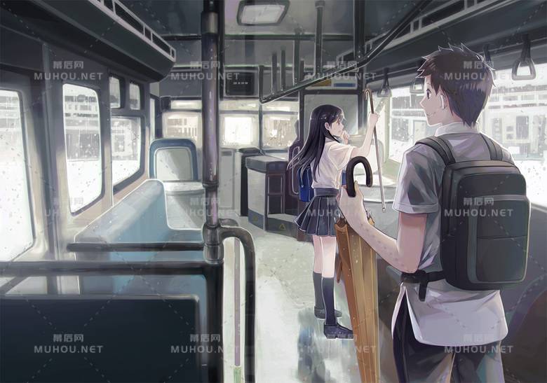 公交车里的小画面场景