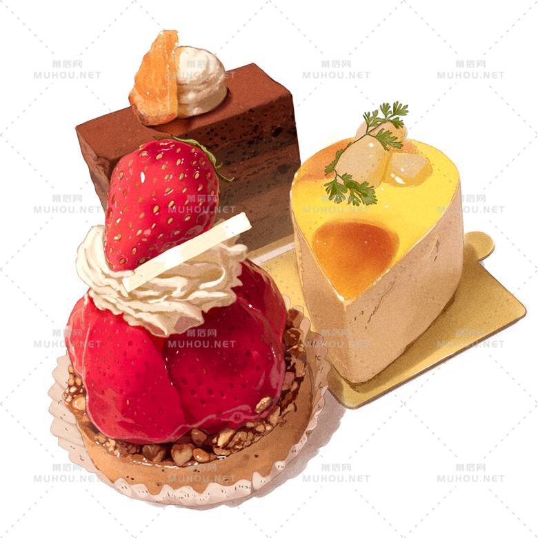 隔着屏幕都能闻到香气插画作品插图1