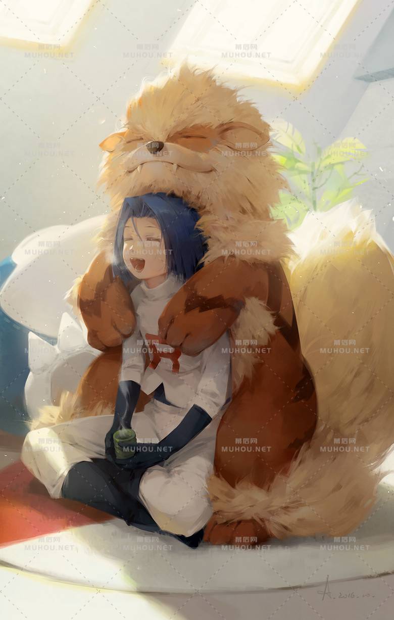 讨人喜欢的宠物小精灵们插画作品插图