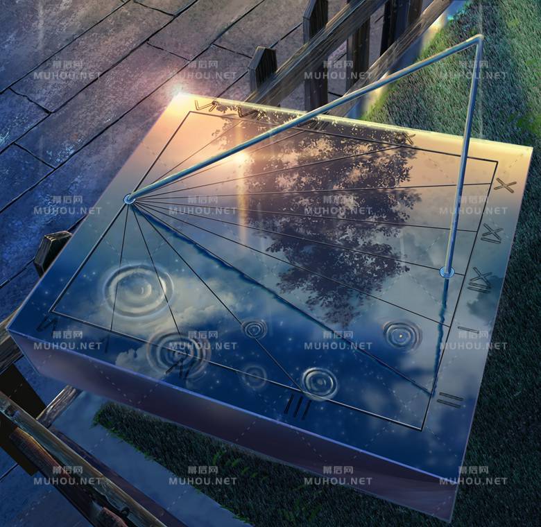 傍晚时分的天空美景插画作品插图5