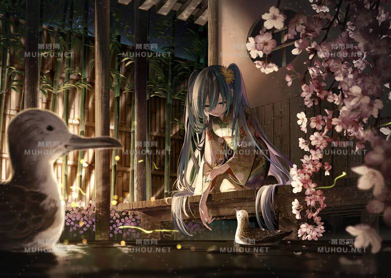 日本水屋敷风格建筑插画作品插图5