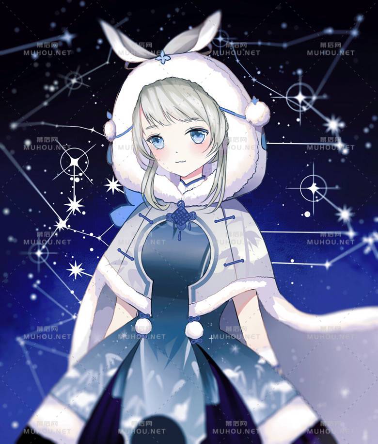 是可爱的兔女郎唯美插画作品插图3