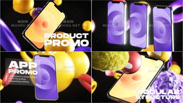 Kinematic phone 12应用程序促销视频AE模版插图