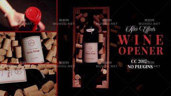 葡萄酒项目宣传广告包装视频AE模板插图