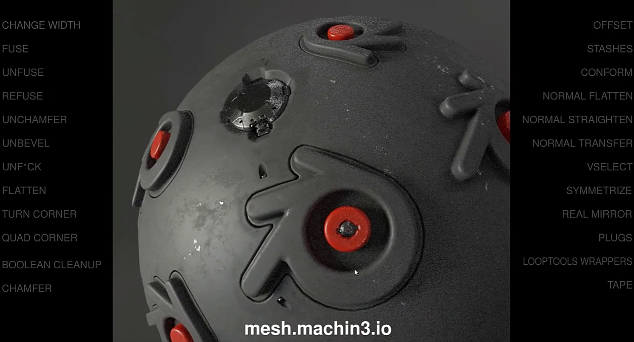 Blender插件网格建模附加程序 MESHmachine v0.7.1下载插图1